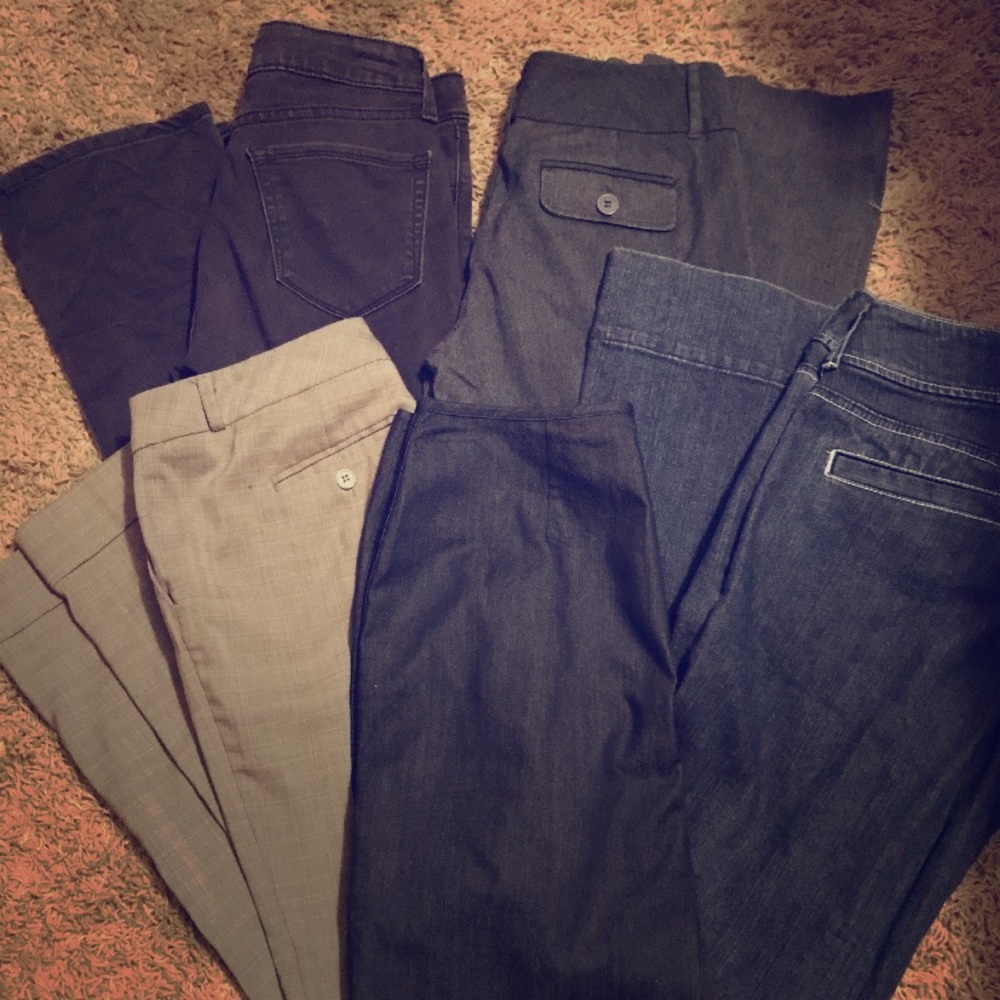 Lot of women’s dress pants skirt casual size 4